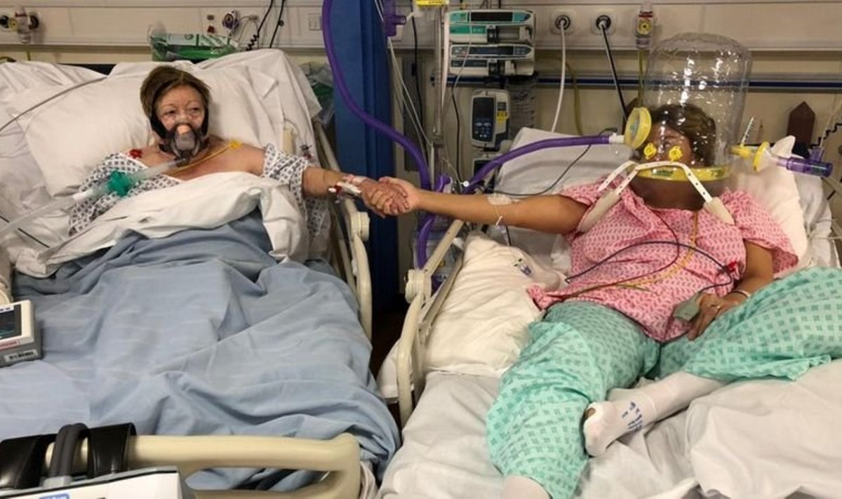 Марию Рико и ее дочь Анабель Шарма госпитализировали в Королевский лазарет Лестера в один день