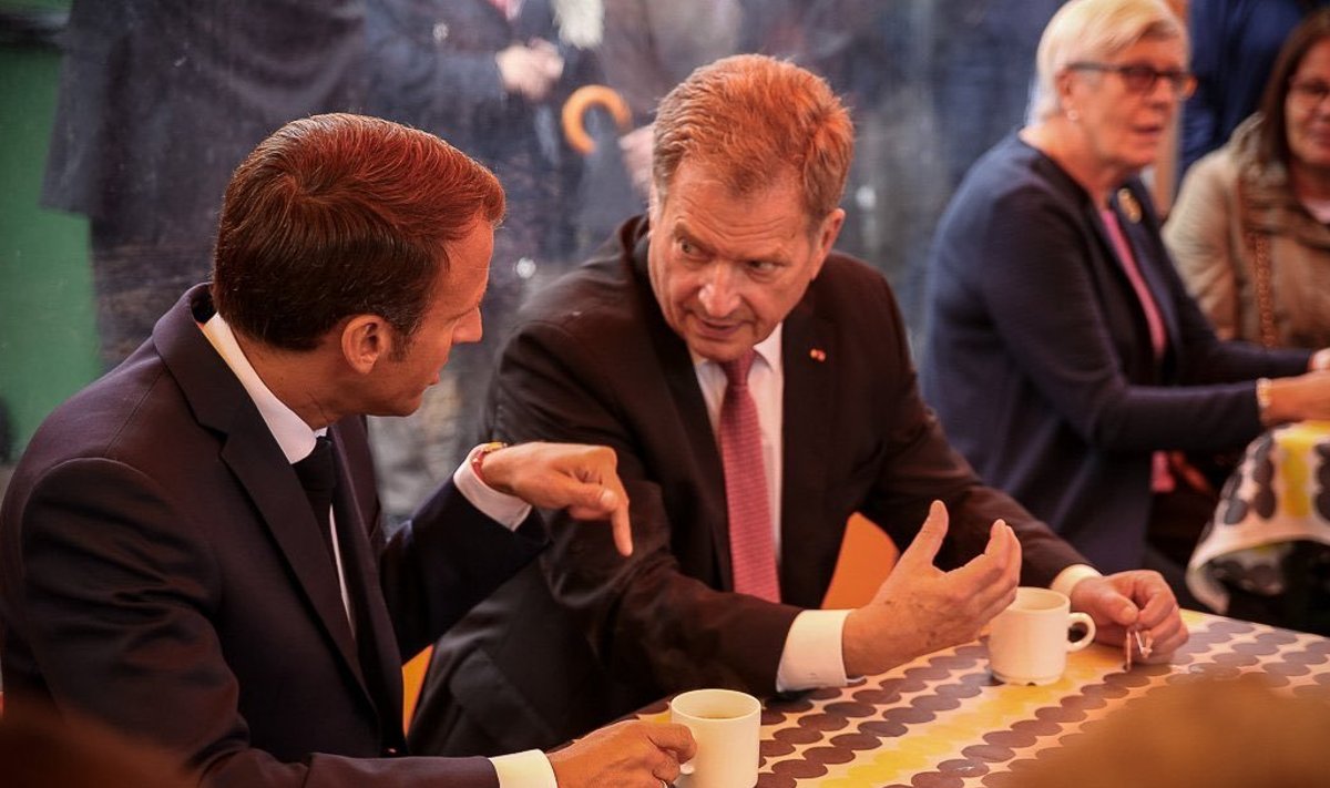 Emmanuel Macron ja Sauli Niinistö