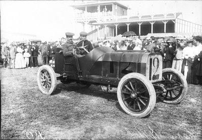 Alessandro Gagno ja Itala. Targa Florio võidusõit 1906. aasta mais. Pilt: Wikimedia