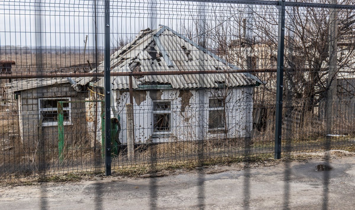 Пункт въезда на оккупированную территорию Луганска