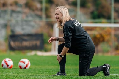 Папина дочка: Анастасия Морковкина с детства на футбольном поле и теперь тренирует женскую сборную Эстонии