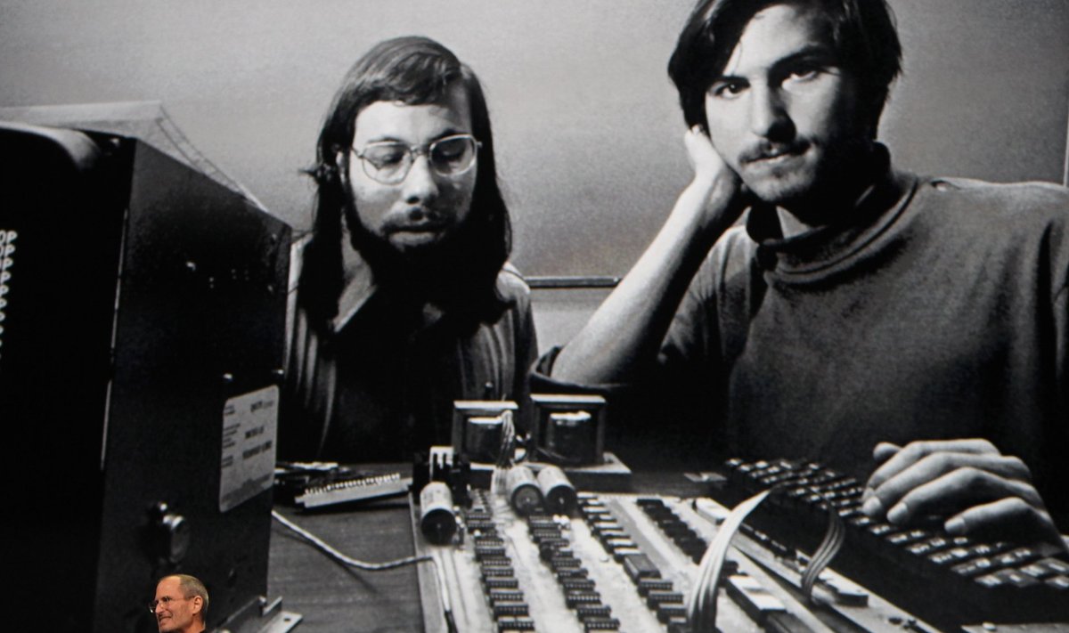 Steve Wozniak ja Steve Jobs 70ndail