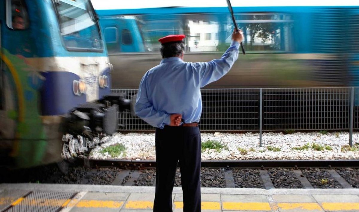 Kreeka raudteede erastamiseks on luba antud, kuigi raha ei pruugi riik sellest nii palju teenida, kui loodeti. Foto: Reuters/Scanpix