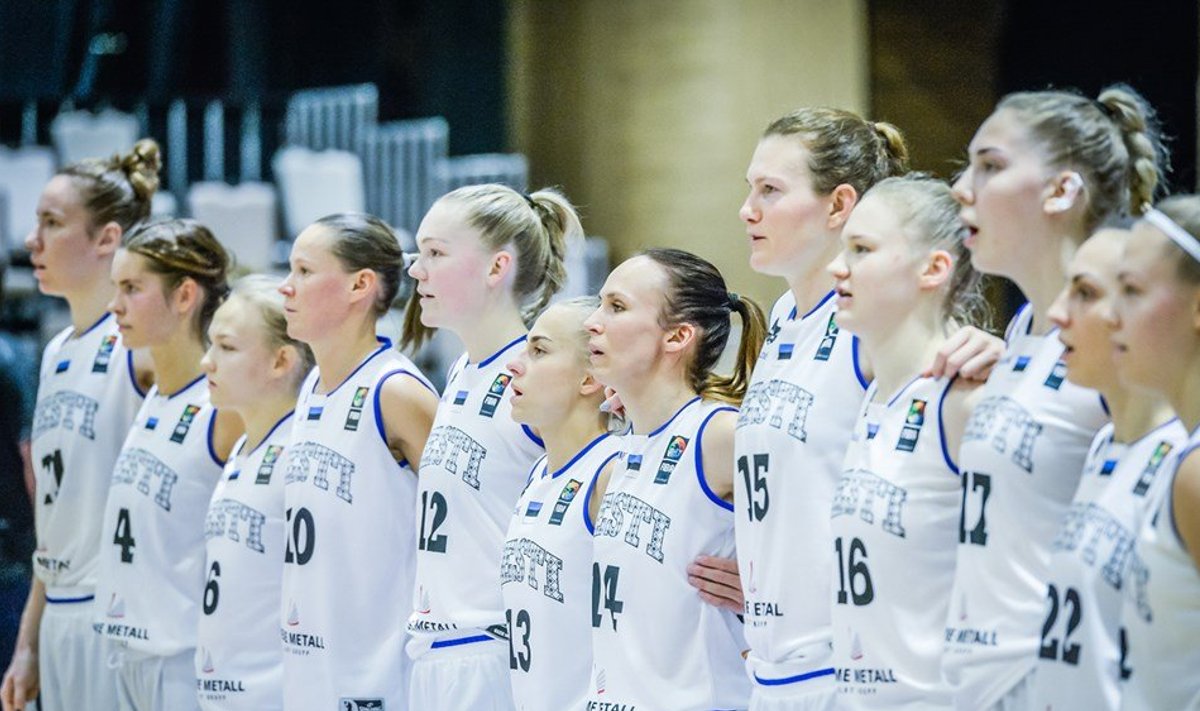 Eesti naiste korvpallikoondis.