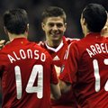 Klavani uut särginumbrit on Liverpoolis kandnud klubi legendid eesotsas Gerrardiga