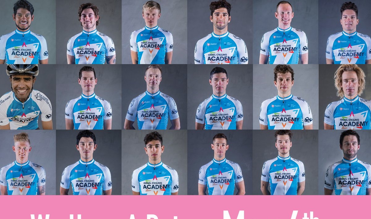 Giro d´Italiale pääsenud Israel Cycling Academy meeskond