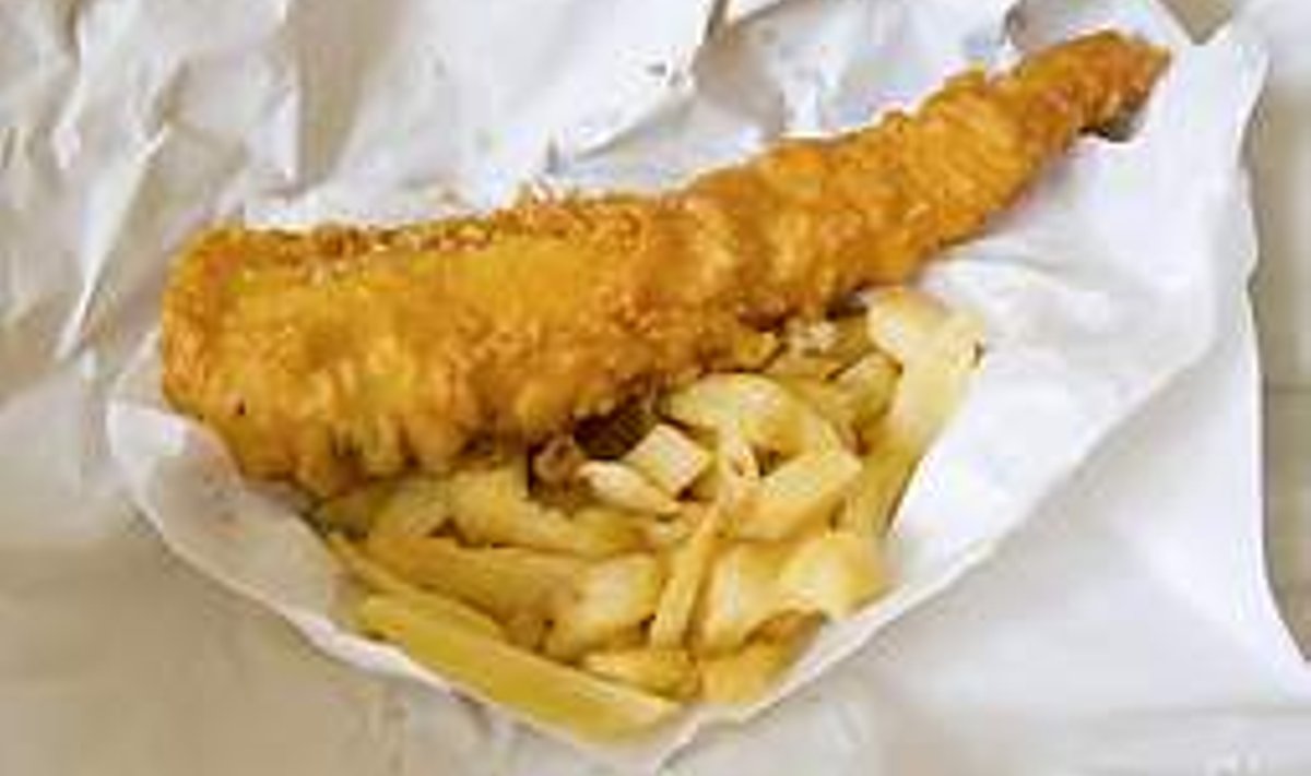 FISH ’N CHIPS: Igas korralikus Inglise pubis saab seda autentset Inglise toitu. ISTOCKPHOTO