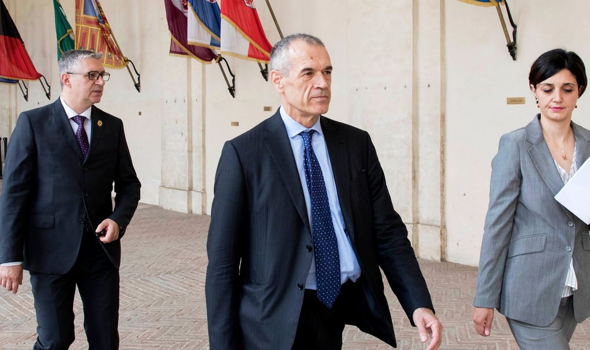 IMFi endine kõrge ametnik saabub Itaalia presidendi juurde