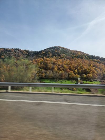 Vaateid autoaknast Lääne-Hispaanias, Salamanca lähistel