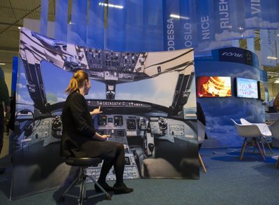 Nordic Aviationi boksis sai proovida, mis tunne on olla piloot.