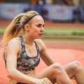 Teivashüppaja Marleen Mülla parandas taas Eesti rekordit