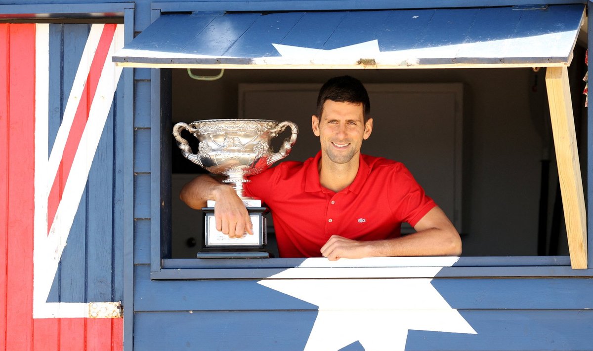 Novak Djokovic on Austraalia lahtised võitnud koguni üheksa korda.