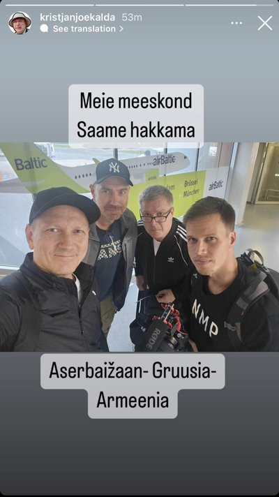 "Kahe kange" tiim asus Taga-Kaukaasiasse teele