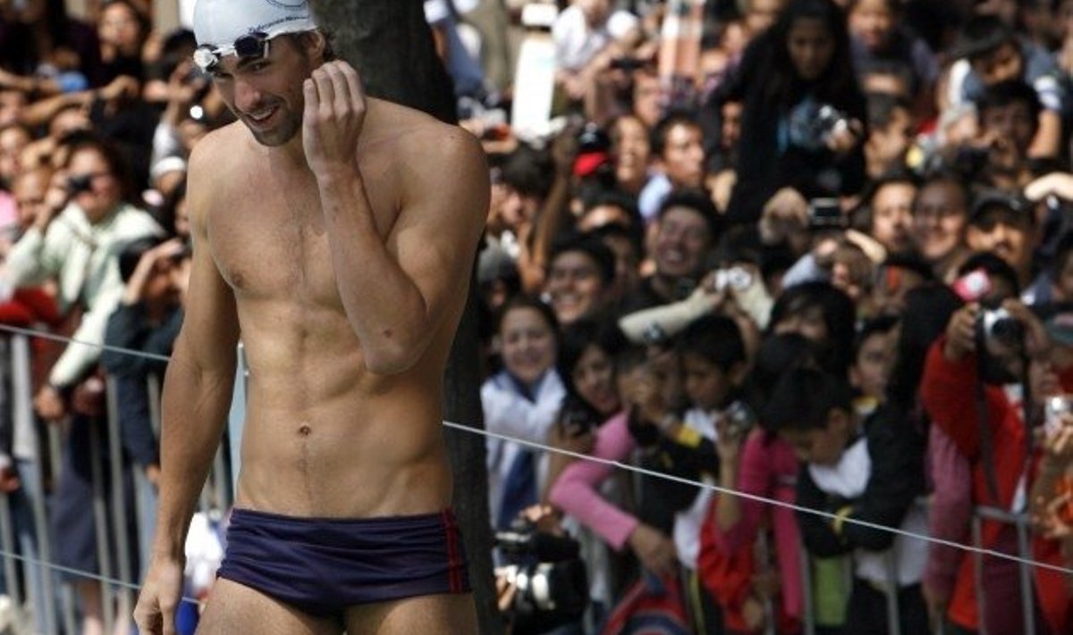 Michael Phelps, 14 kordne olümpiavõitja, ujumine