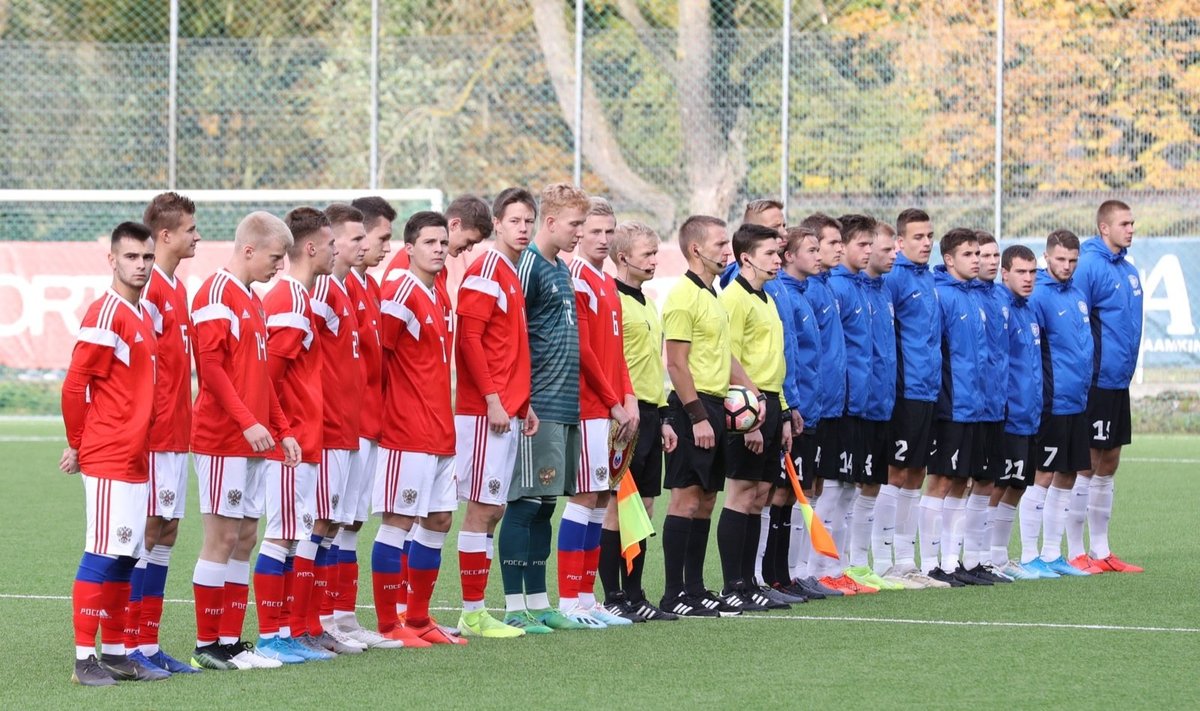 Eesti ja Venemaa U19 koondiste maavõistlus jalgpallis