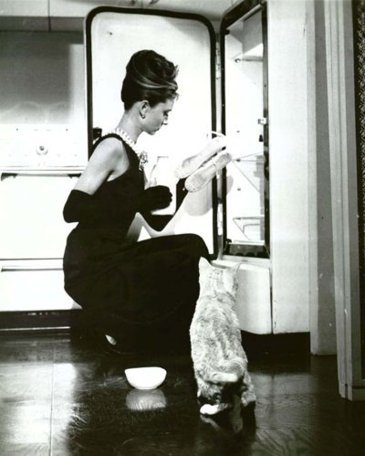 Audrey Hepburn filmis "Breakfast at Tiffanys"