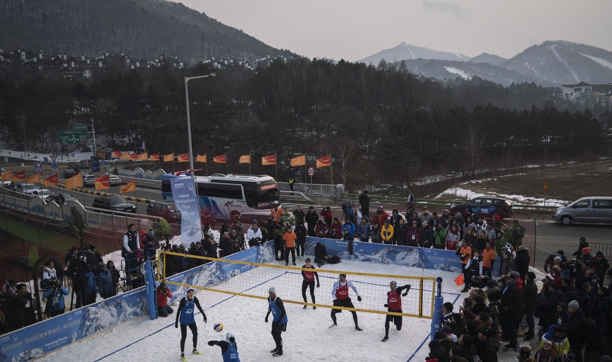 Lumevõrkpall kogus Pyeongchangis lõpuks kokku ligemale paarsada huvilist