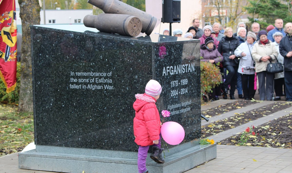 Afganistani sõja monument, Narva