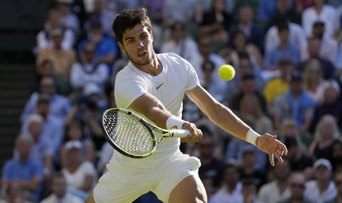 Carlos Alcaraz mängib täna elu esimeses Wimbledoni poolfinaalis.