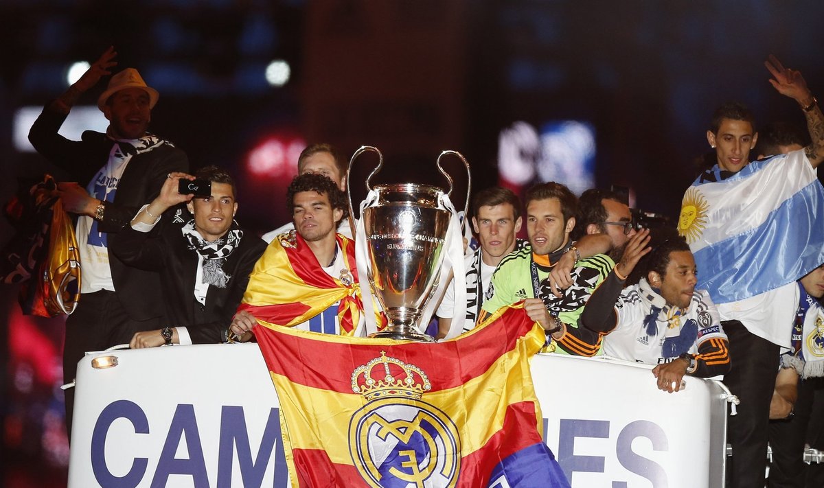 Madridi Real tähistas kevadel Meistrite liiga võitu