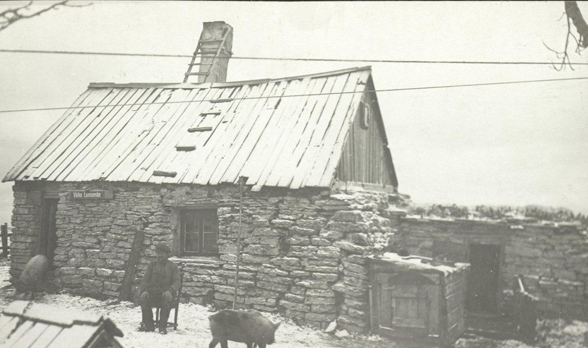 Oma maja Lasnamäe paemurrus korterikriisi ajal 1920. aastate algusses