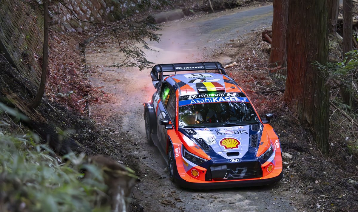 Thierry Neuville Jaapani rallil