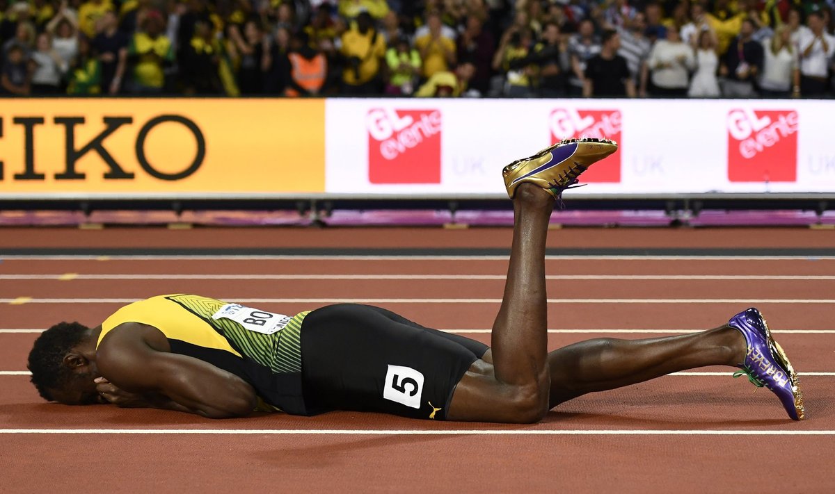 Usain Bolt on rajale varisenud. Hiilgava karjääri kurb lõpp.