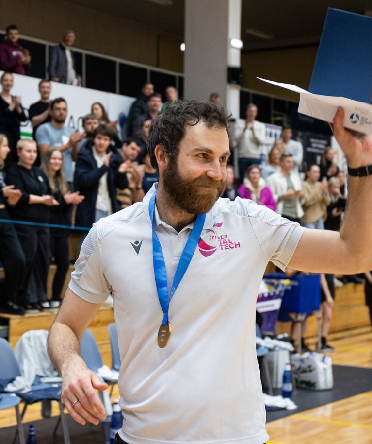 Andres Toobal võitis peatreenerina esimese Eesti meistritiitli.