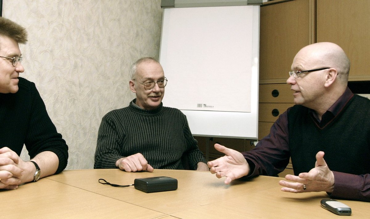 Juhan Kivirähk, Ilmar Palli ja Andrus Saar 2005. aastal