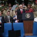 ФОТО: Майк Пенс выступил перед военнослужащими Сил обороны и НАТО