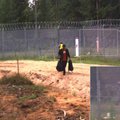 ФОТО | Провокация на границе Латвии и Беларуси: белорусские силовики помогли нелегалам пробраться через забор