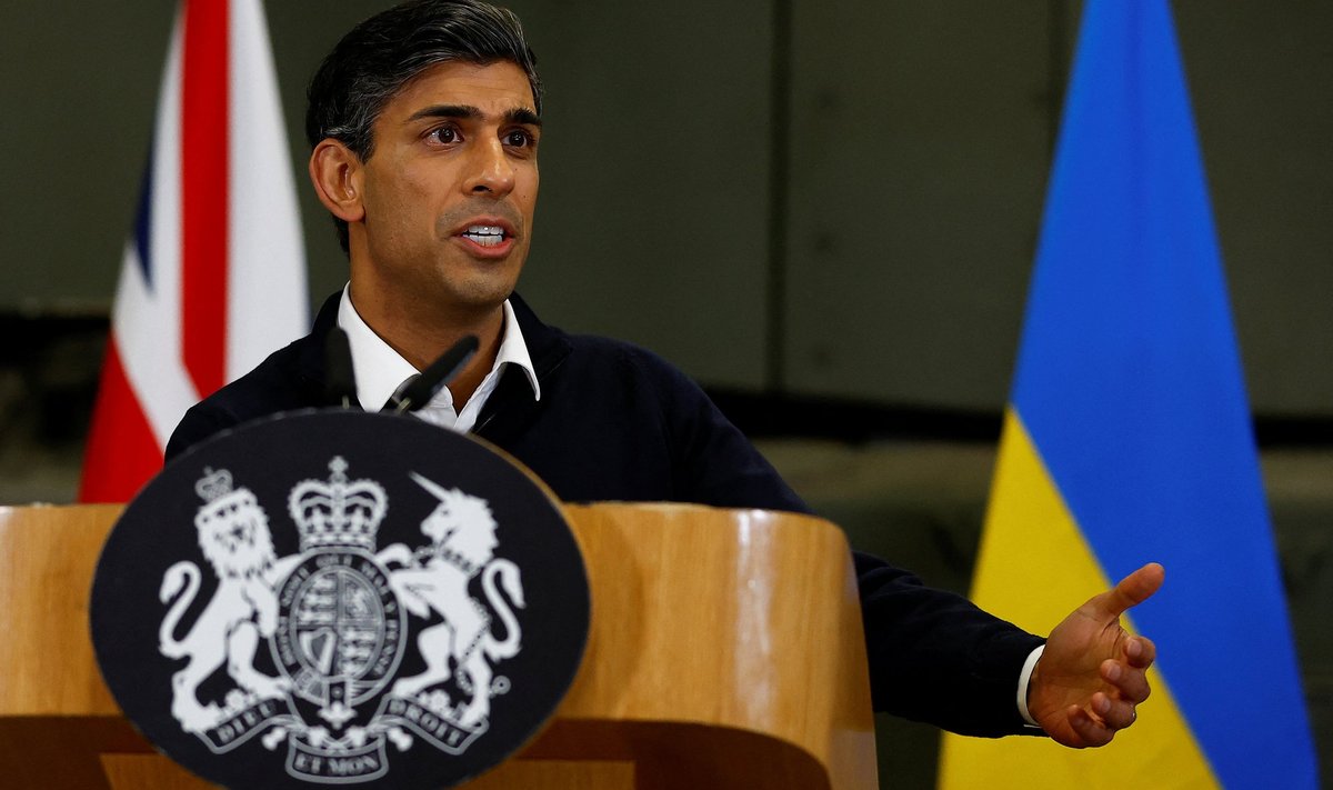 Briti peaminister Rishi Sunak