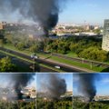 FOTO JA VIDEO: Moskvas lahvatas põlema trükikoda, hukkus vähemalt 17 inimest