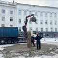 В Тарту придумали, как использовать рождественскую елку после праздников