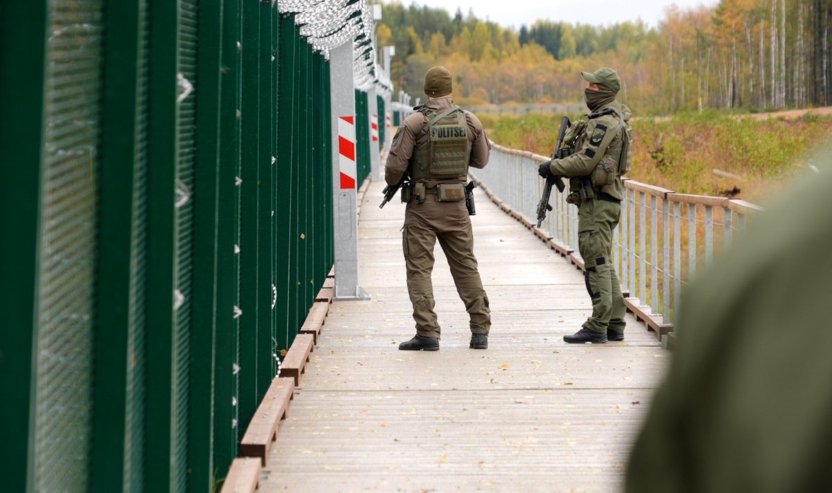 Угроза безопасности возросла, но эстонско-российская граница под надежной защитой.