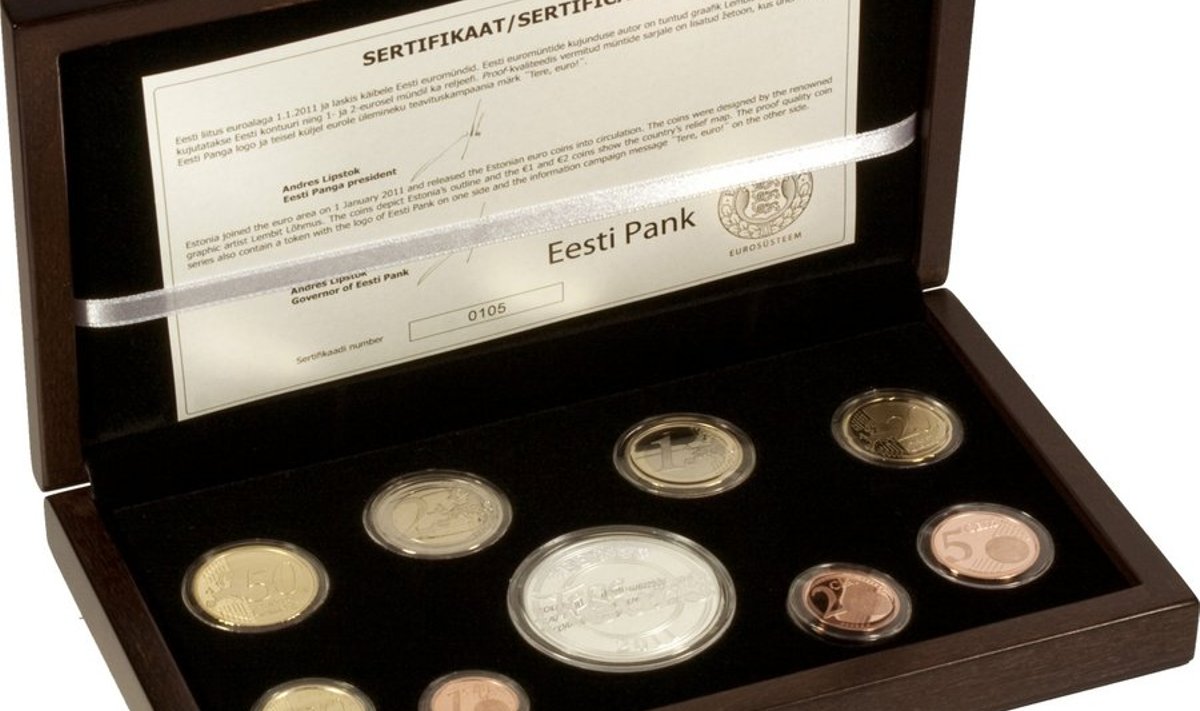 Eesti euromüntide komplekt