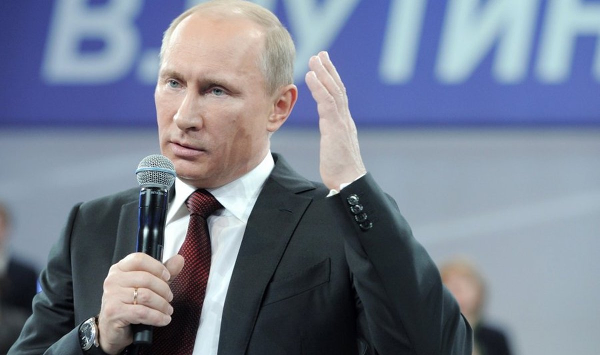 Putin asub kõikide suuremate Venemaa telekanalite eetris rahvale õpetust jagama viis minutit enne südaööd.