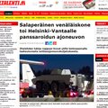 Vene lennukilt laaditi Helsingi Vantaa lennuväljal maha soomuk