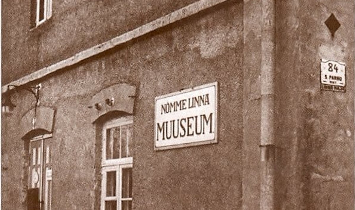 Enne Teist maailmasõda asus muuseum praeguse Nõmme muusikakooli hoones. (foto: Voldemar Kõdar, Leho Lõhmuse erakogu)