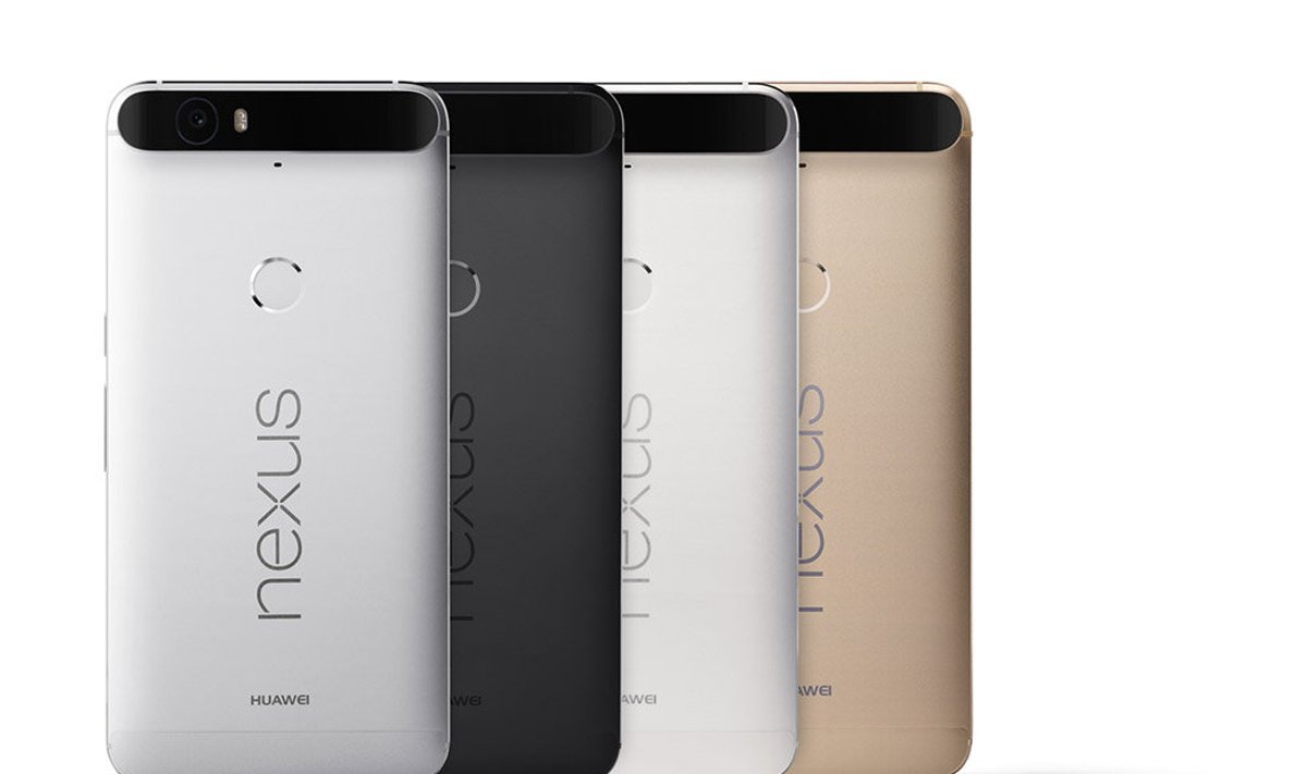 Huawei toodetud Nexus 6P, hetkel see kõige-kõigem Nexus-telefon. (Foto: tootja)