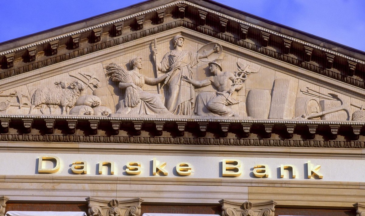 Danske Banki peakorteri fassaad Kopenhaagenis.