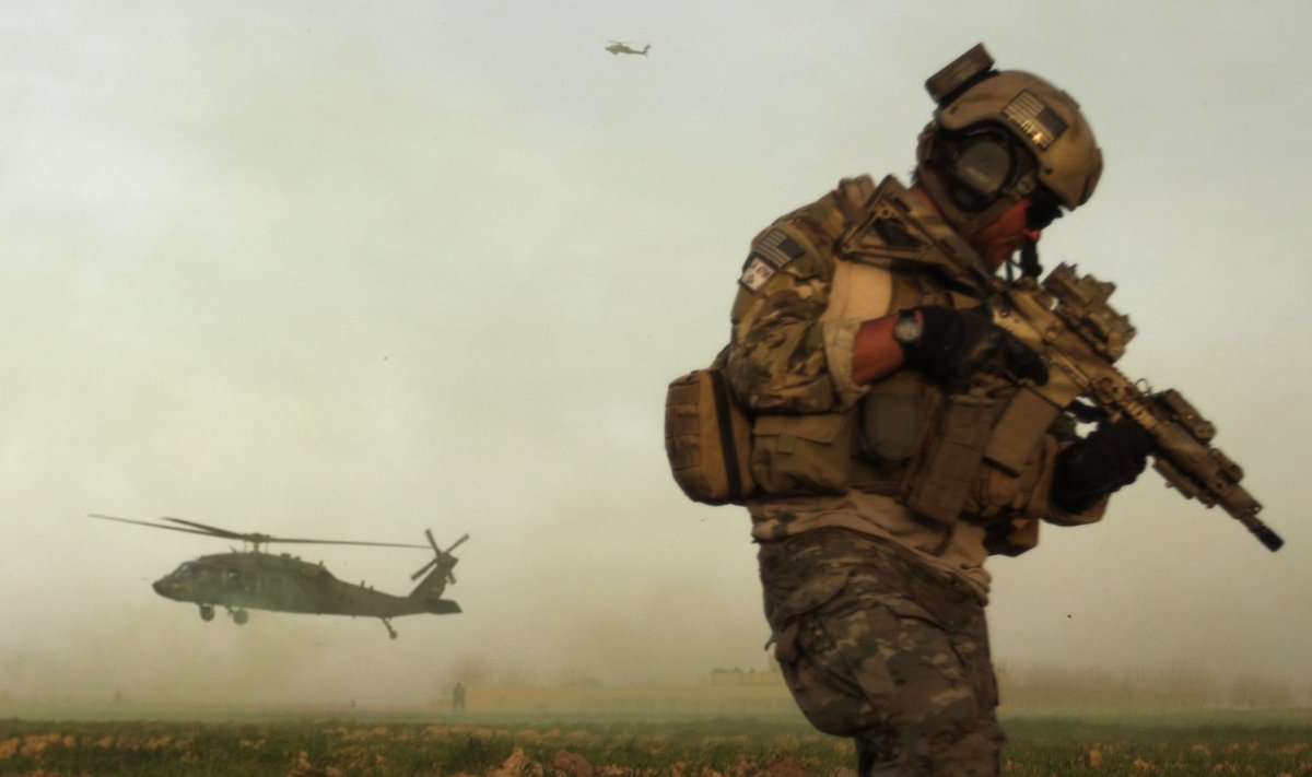 USA eriüksuse sõdur Afganistanis