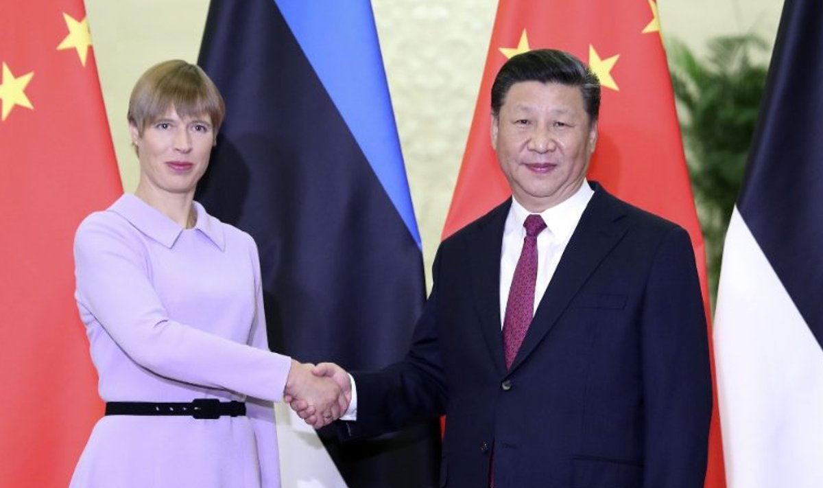 Kersti Kaljulaid ja Xi Jinpingig