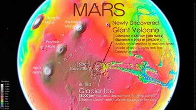 Marsi topograafiline kaart ja Noctise asupaik.
