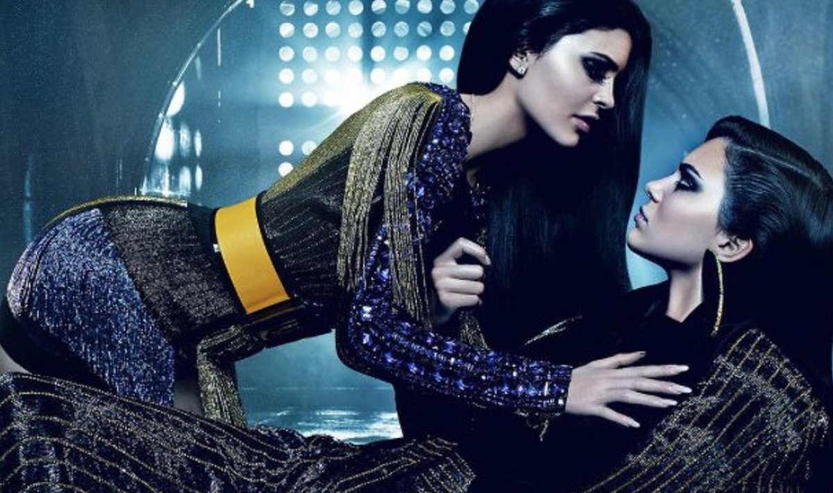 Kylie & Kendall Jenner Balmaini sügiskampaanias