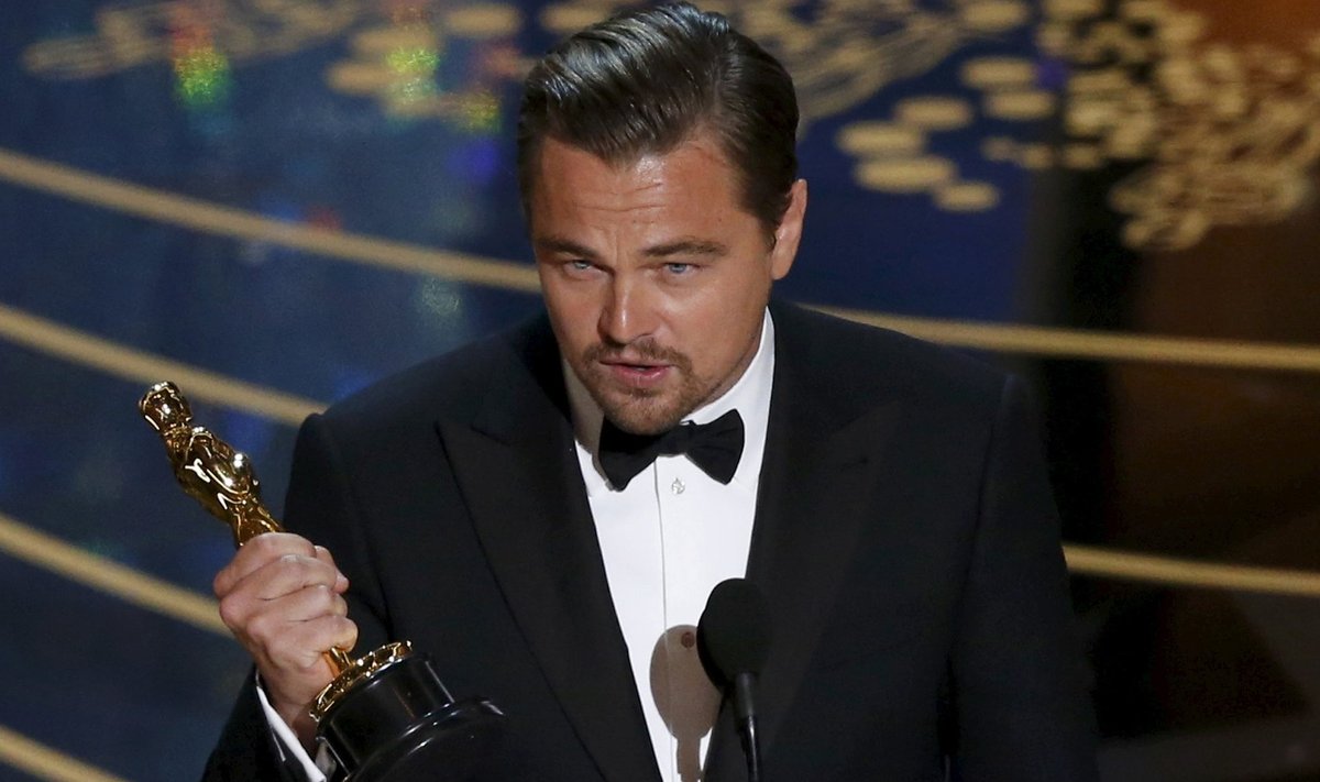 Leonardo DiCaprio sai lõpuks kuldmehikese kätte. Tänukõnes kutsus näitleja üles planeeti hoidma ja kliimamuutuste vastu võitlema.