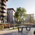 ФОТО | Рядом с центром Таллинна строится новый жилой квартал с солнечными панелями и парком