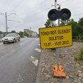FOTOD: Tondi raudteeülesõidu sulgemine tõotab järjekordseid ummikuid