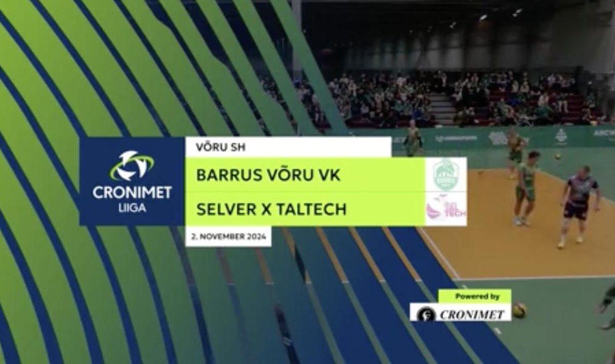 Võrkpall: Barrus Võru VK - Selver x TalTech