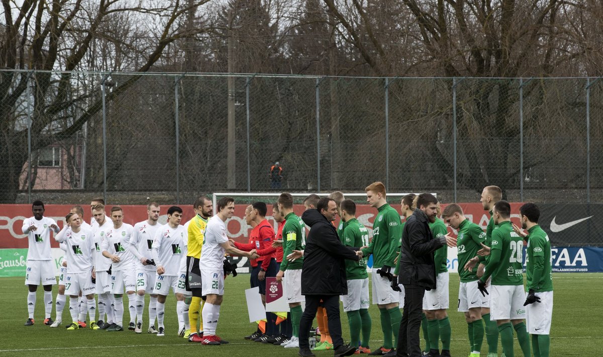 FC Flora rohe- ja FC Levadia valgesärgid on koduliiga kaks parimat meeskonda, kuid euroväljakuil tõi loos just neile avaringis kõige keerulisema vastase.